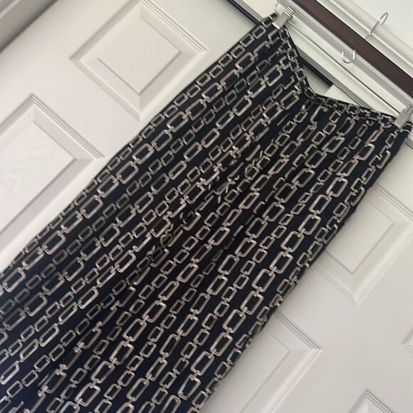 L’AGENCE Geraldine Chain Print cover up pants - Picture 3 of 5